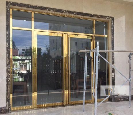 cổng inox mạ màu đà nẵng