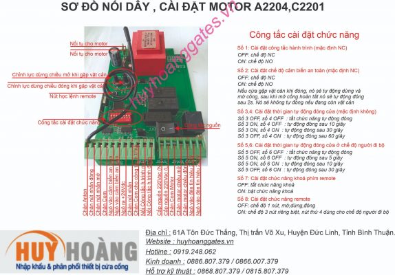 Motor cổng tự động 2026